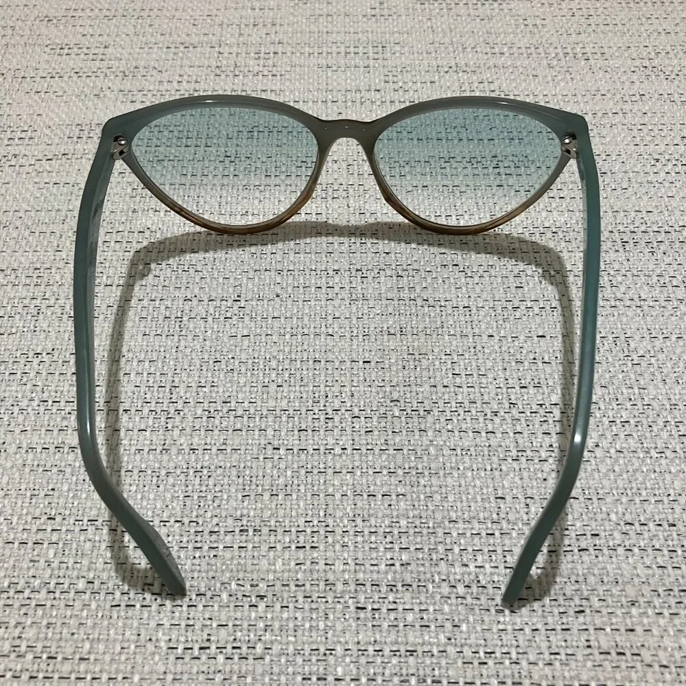 SEE Eyewear Eyeglasses Glasses Cat Eye Frames in Greenish Blue & Grey Style 6963 - Picture 6 of 6